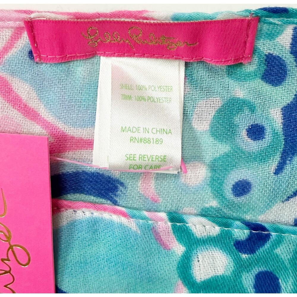 Lilly Pulitzer Resort Scarf in Multi Island Escape Engineered - Picture 6 of 6